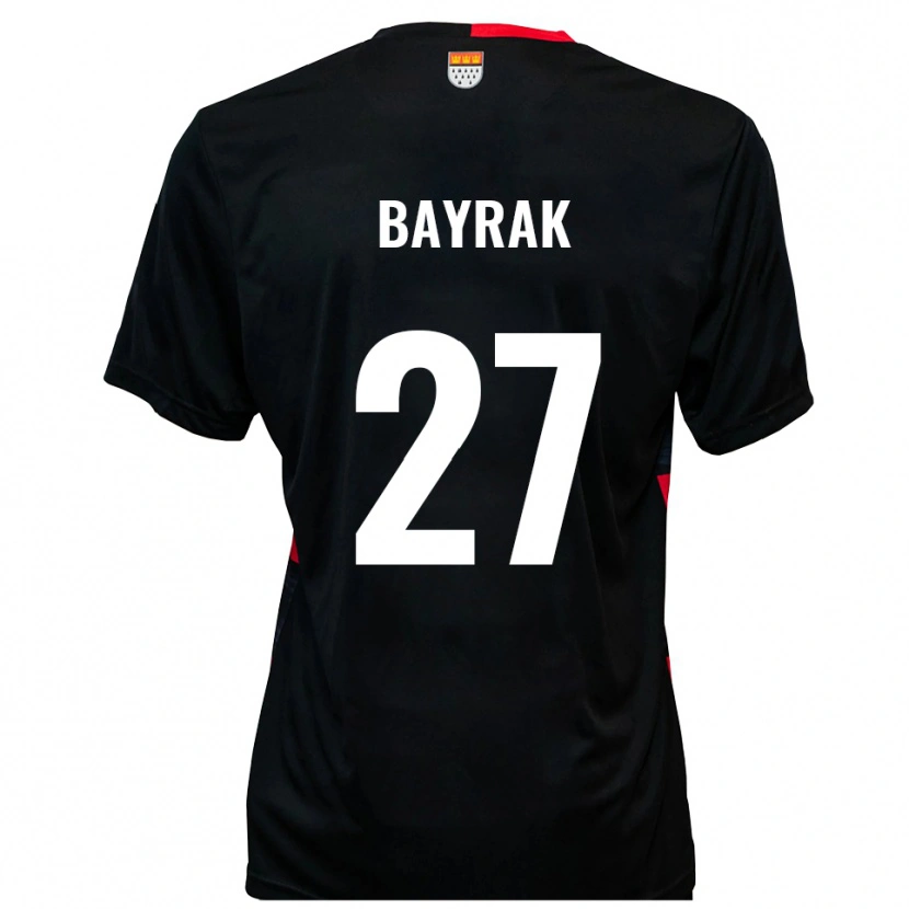 Danxen Uomo Maglia Boran Bayrak #27 Nero Rosso Kit Gara Home 2025/26 Maglietta