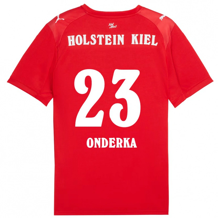 Danxen Uomo Maglia Vita Onderka #23 Rosso Blu Kit Gara Away 2025/26 Maglietta