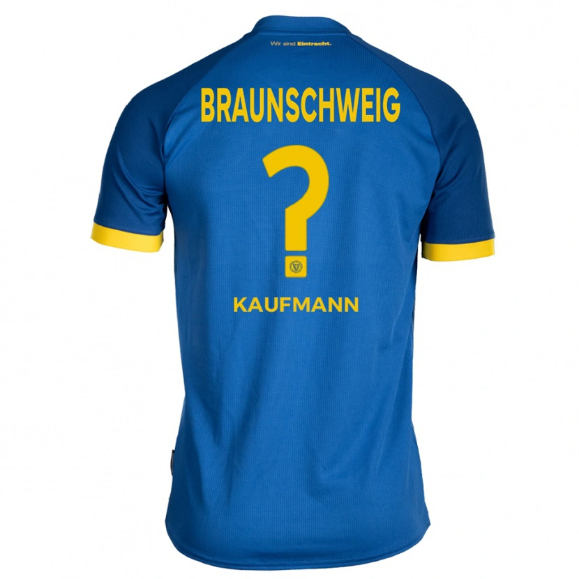 Danxen Uomo Maglia Cindy Kaufmann #0 Blu Royal Giallo Kit Gara Away 2025/26 Maglietta