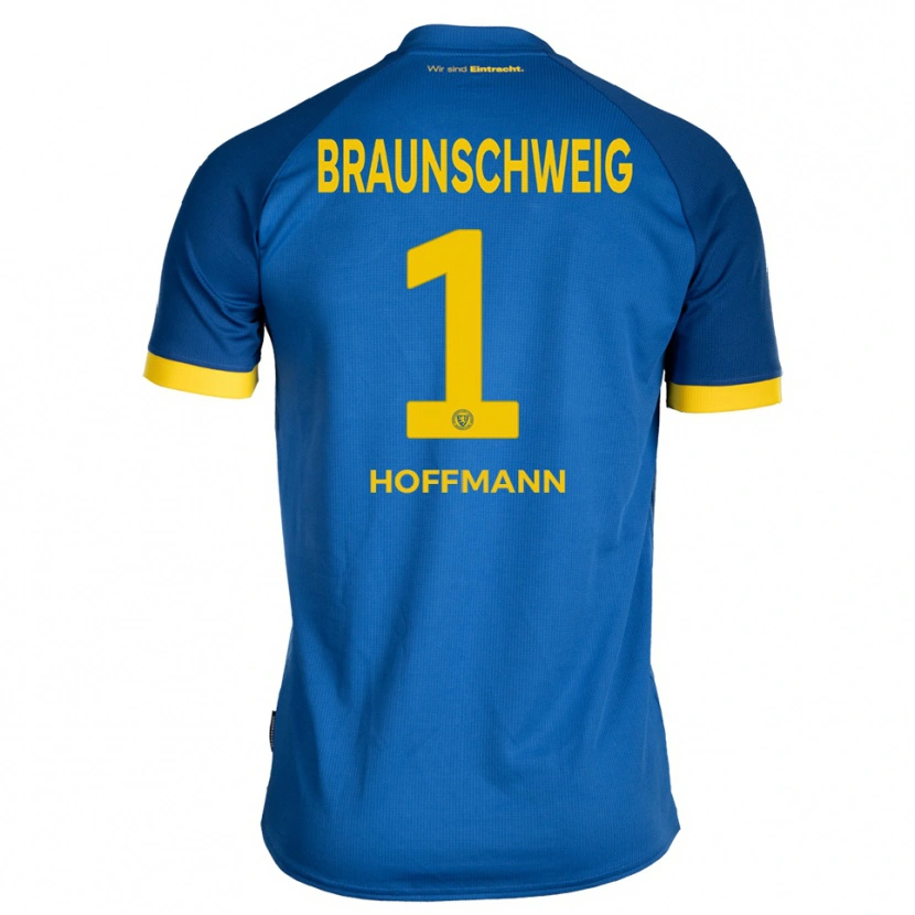 Danxen Uomo Maglia Ron-Thorben Hoffmann #1 Blu Royal Giallo Kit Gara Away 2025/26 Maglietta