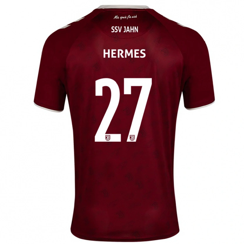 Danxen Uomo Maglia Lucas Hermes #27 Bordeaux Bianco Kit Gara Away 2025/26 Maglietta