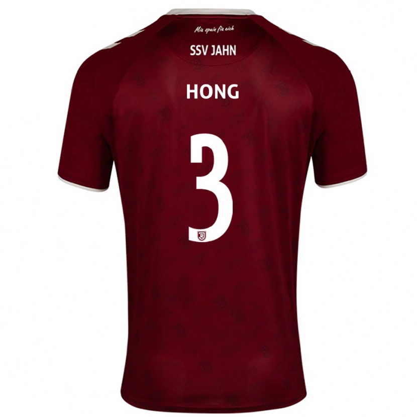 Danxen Uomo Maglia Hong Lac Luong Thanh #3 Bordeaux Bianco Kit Gara Away 2025/26 Maglietta