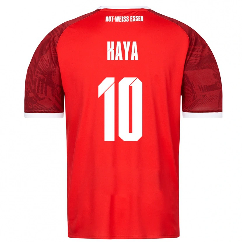 Danxen Uomo Maglia Kamil Kaya #10 Rosso Bordeaux Bianco Kit Gara Away 2025/26 Maglietta