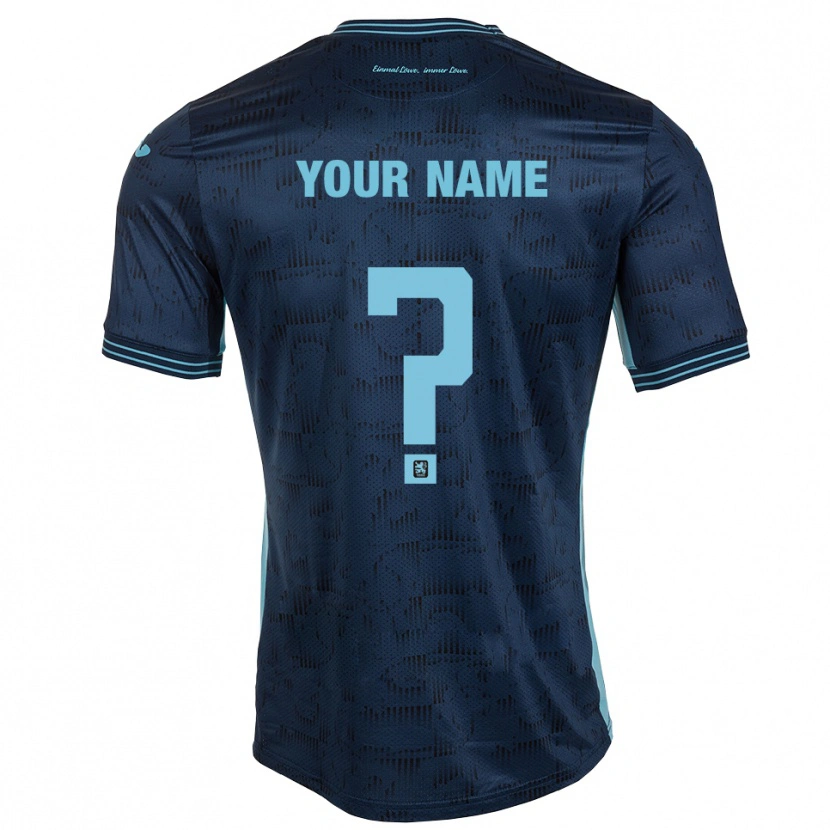 Danxen Uomo Maglia Il Tuo Nome #0 Blu Royal Kit Gara Away 2025/26 Maglietta