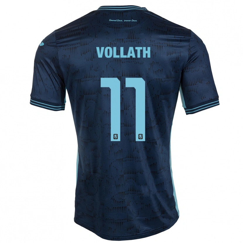 Danxen Uomo Maglia René Vollath #11 Blu Royal Kit Gara Away 2025/26 Maglietta