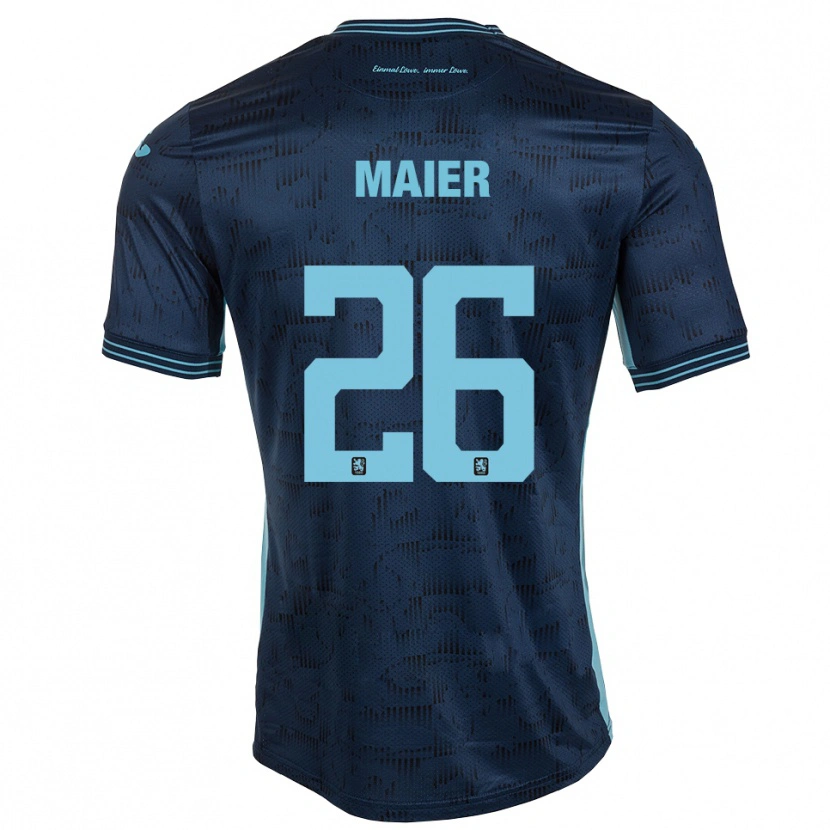 Danxen Uomo Maglia Philipp Maier #26 Blu Royal Kit Gara Away 2025/26 Maglietta