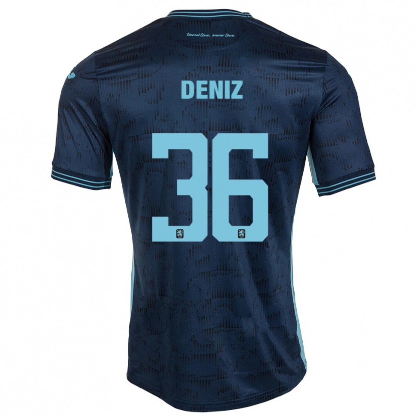 Danxen Uomo Maglia Tunay Deniz #36 Blu Royal Kit Gara Away 2025/26 Maglietta