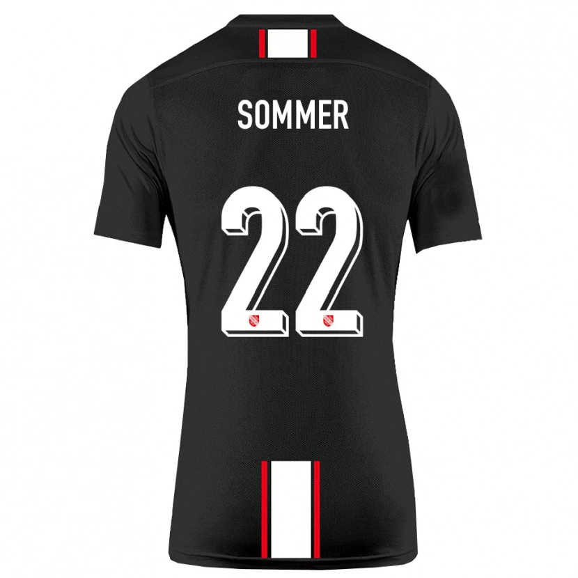 Danxen Uomo Maglia Leon Sommer #22 Nero Bianco Kit Gara Away 2025/26 Maglietta