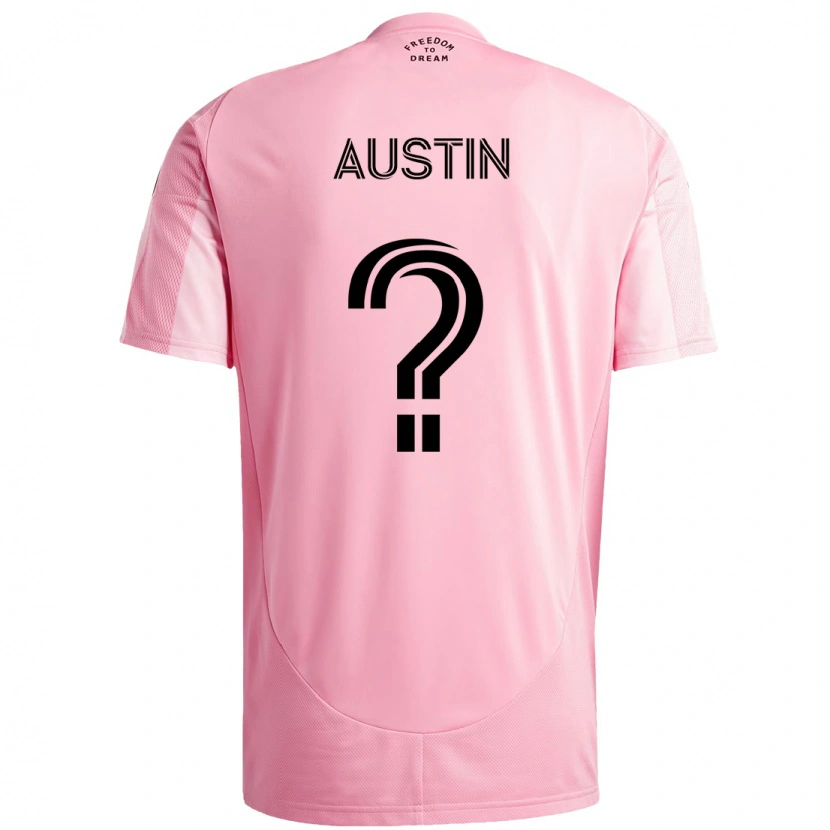 Danxen Bambino Maglia Tyler Austin #0 Rosa Nero Kit Gara Home 2025/26 Maglietta