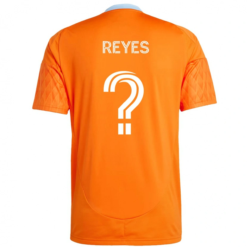 Danxen Bambino Maglia Dylan Reyes #0 Arancione Bianco Kit Gara Home 2025/26 Maglietta