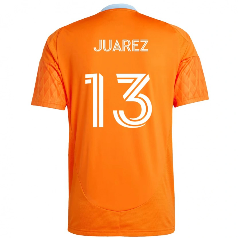 Danxen Bambino Maglia Jathan Juarez #13 Arancione Bianco Kit Gara Home 2025/26 Maglietta