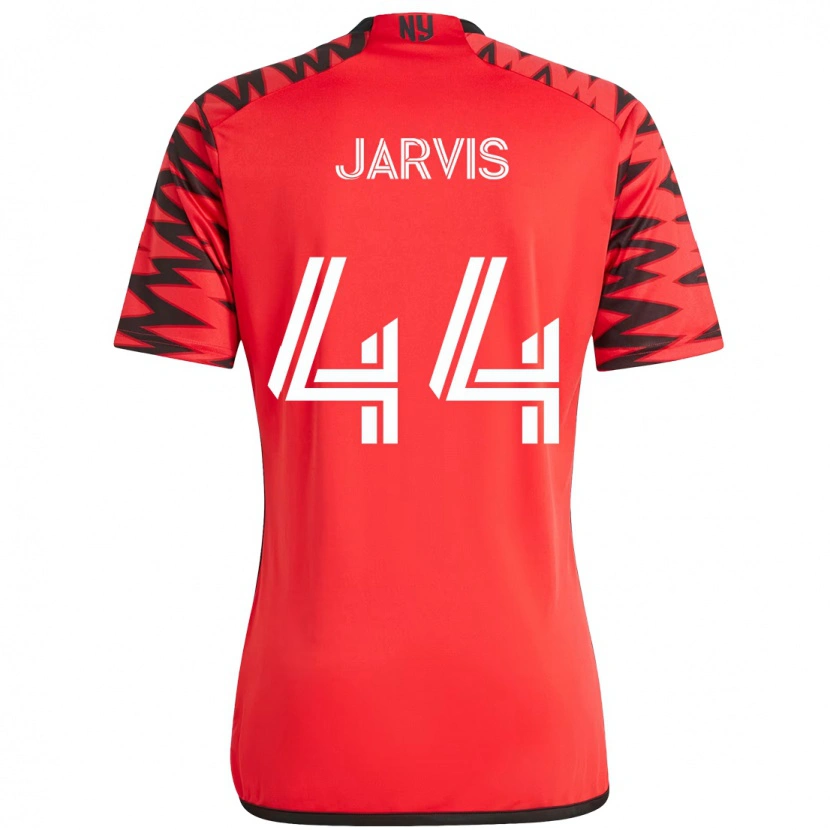 Danxen Bambino Maglia Aiden Jarvis #44 Rosso Nero Kit Gara Home 2025/26 Maglietta