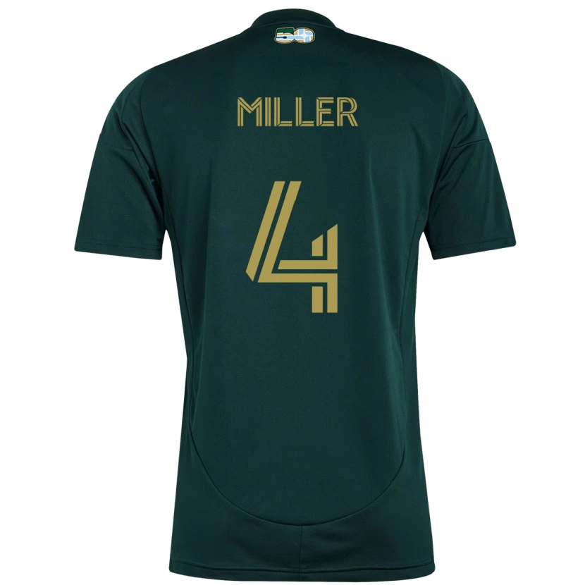 Danxen Bambino Maglia Kamal Miller #4 Nero Marrone Kit Gara Home 2025/26 Maglietta