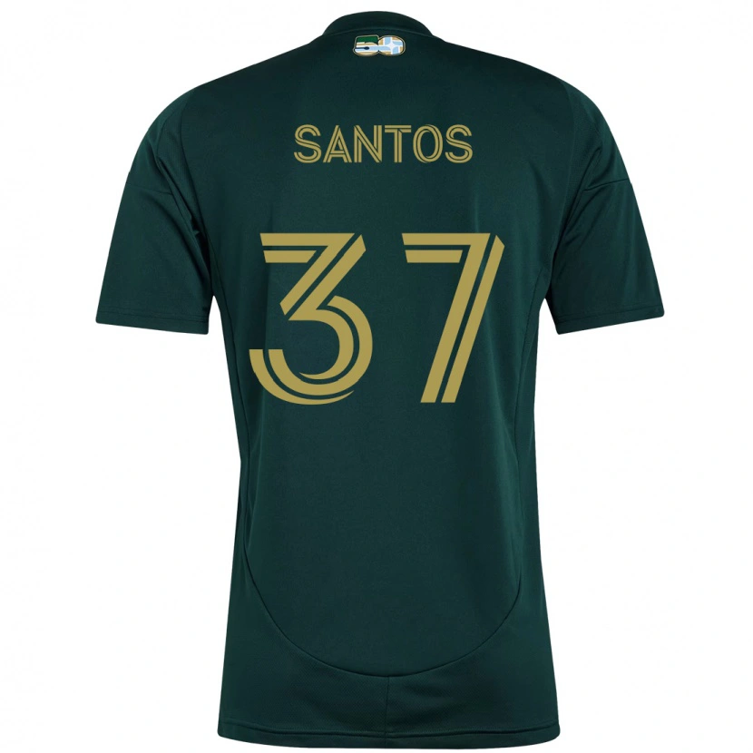 Danxen Bambino Maglia Noah Santos #37 Nero Marrone Kit Gara Home 2025/26 Maglietta