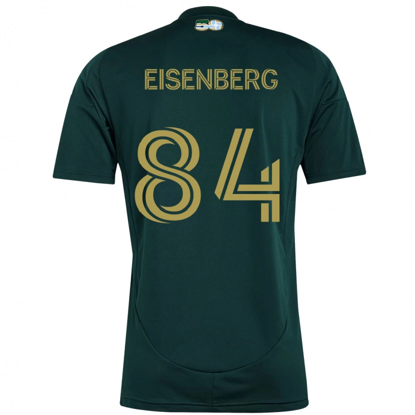 Danxen Bambino Maglia Max Eisenberg #84 Nero Marrone Kit Gara Home 2025/26 Maglietta
