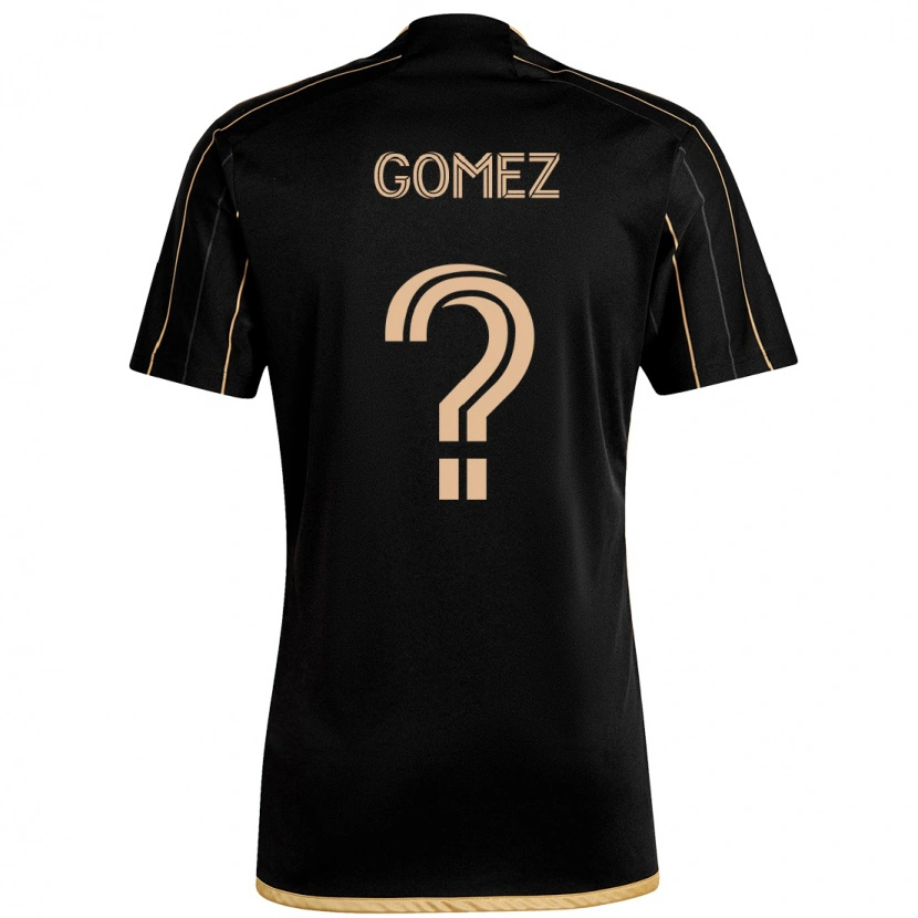 Danxen Bambino Maglia Azyk Gómez #0 Nero Marrone Kit Gara Home 2025/26 Maglietta