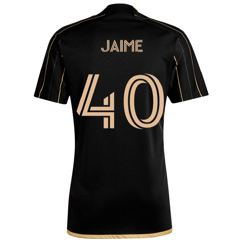 Danxen Bambino Maglia Christopher Jaime #40 Nero Marrone Kit Gara Home 2025/26 Maglietta
