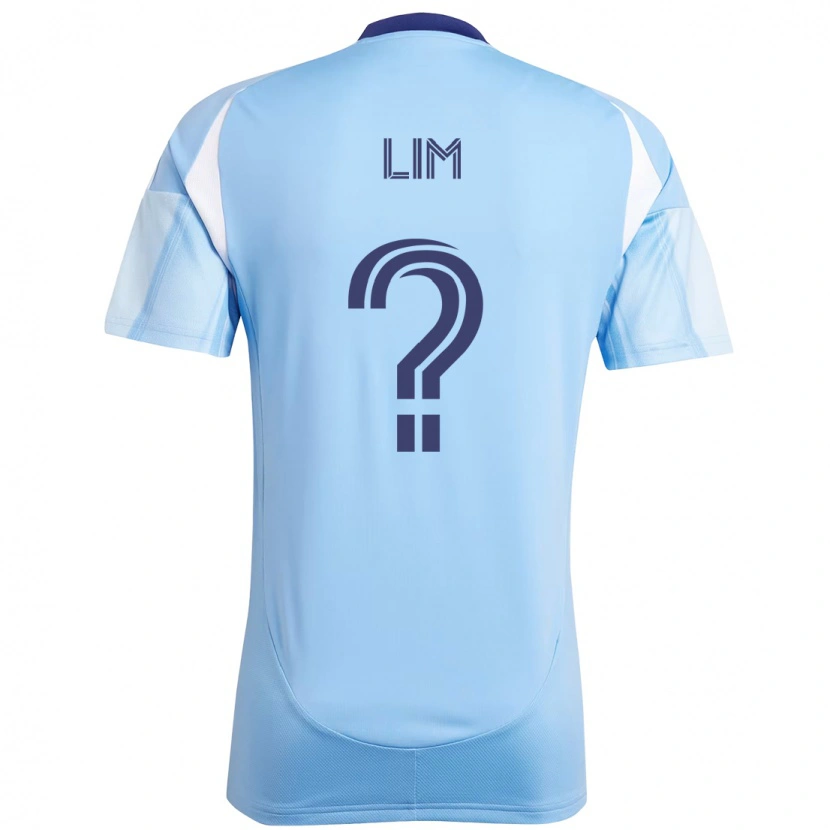Danxen Bambino Maglia Evan Lim #0 Azzurro Chiaro Kit Gara Home 2025/26 Maglietta