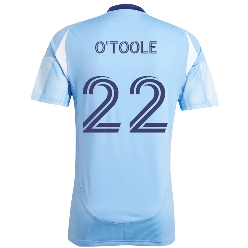Danxen Bambino Maglia Kevin O'toole #22 Azzurro Chiaro Kit Gara Home 2025/26 Maglietta