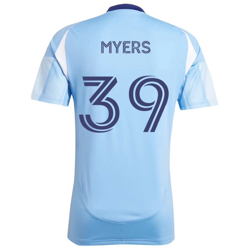 Danxen Bambino Maglia Md Myers #39 Azzurro Chiaro Kit Gara Home 2025/26 Maglietta