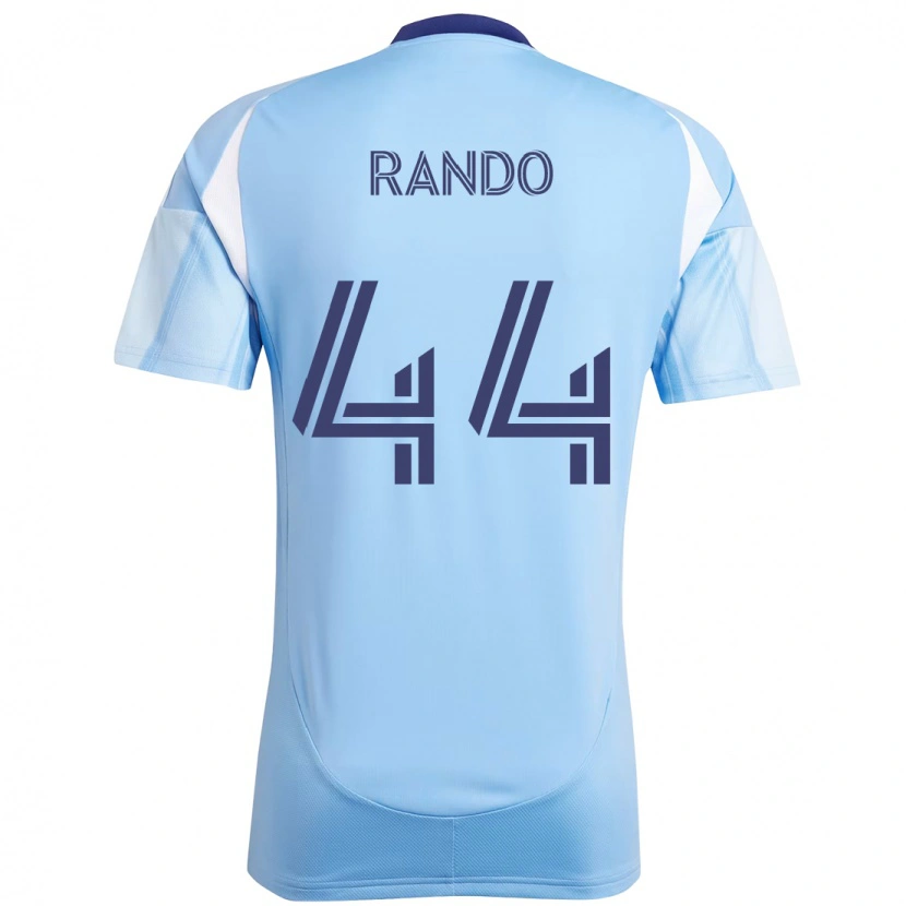 Danxen Bambino Maglia Alex Rando #44 Azzurro Chiaro Kit Gara Home 2025/26 Maglietta