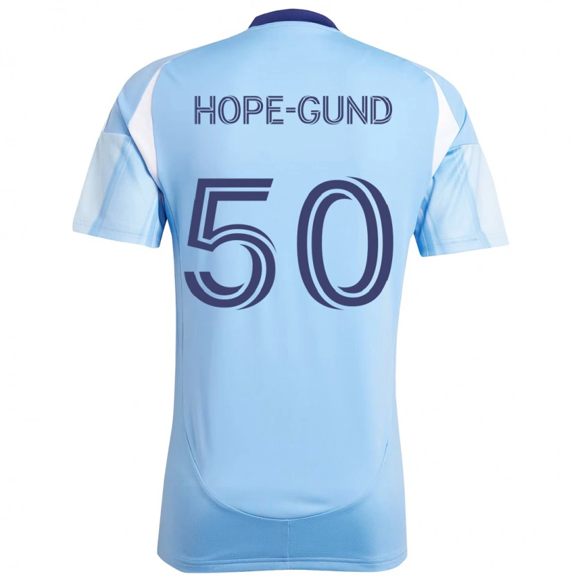 Danxen Bambino Maglia Kofi Hope-Gund #50 Azzurro Chiaro Kit Gara Home 2025/26 Maglietta