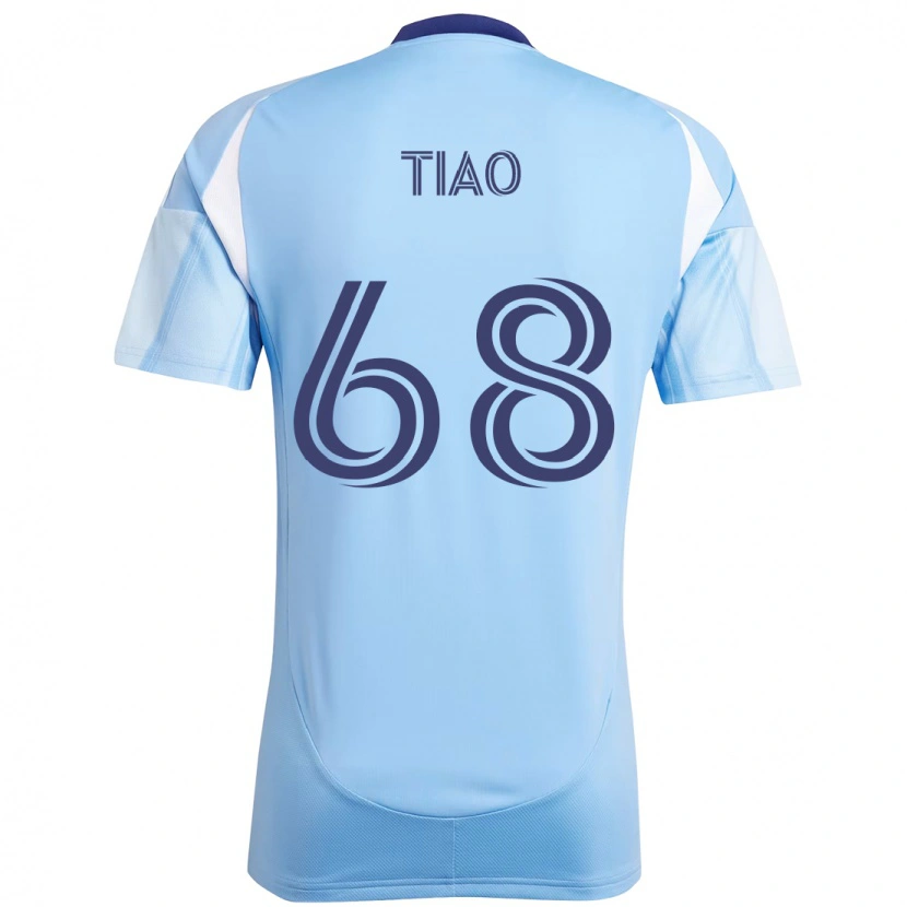 Danxen Bambino Maglia Christopher Tiao #68 Azzurro Chiaro Kit Gara Home 2025/26 Maglietta
