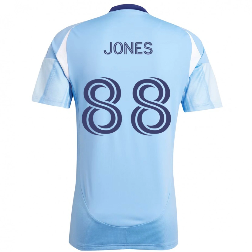 Danxen Bambino Maglia Malachi Jones #88 Azzurro Chiaro Kit Gara Home 2025/26 Maglietta