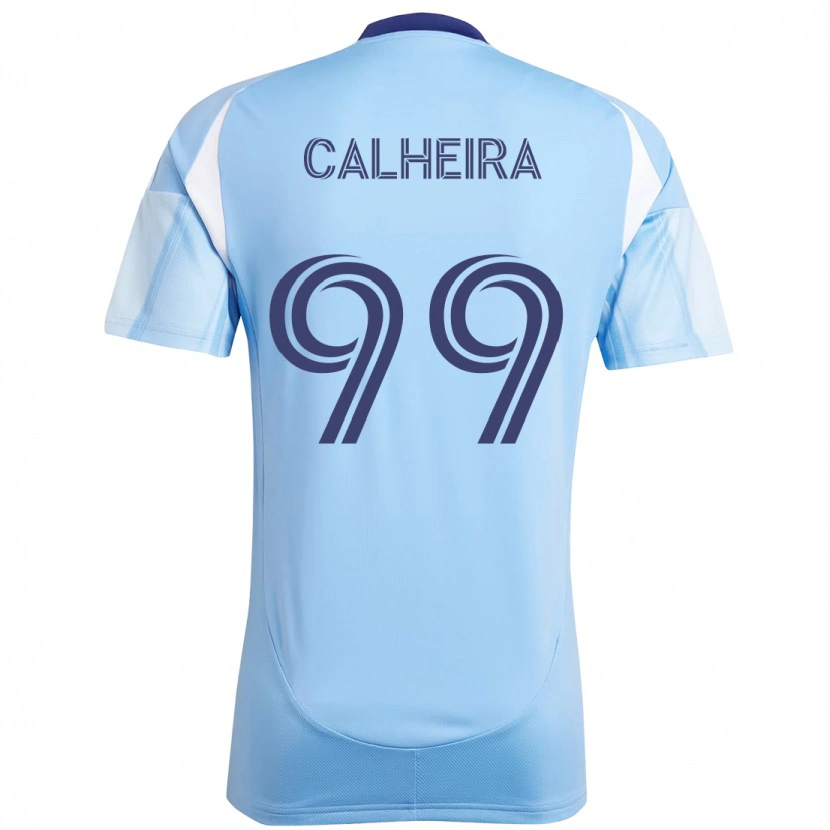 Danxen Bambino Maglia Taylor Calheira #99 Azzurro Chiaro Kit Gara Home 2025/26 Maglietta