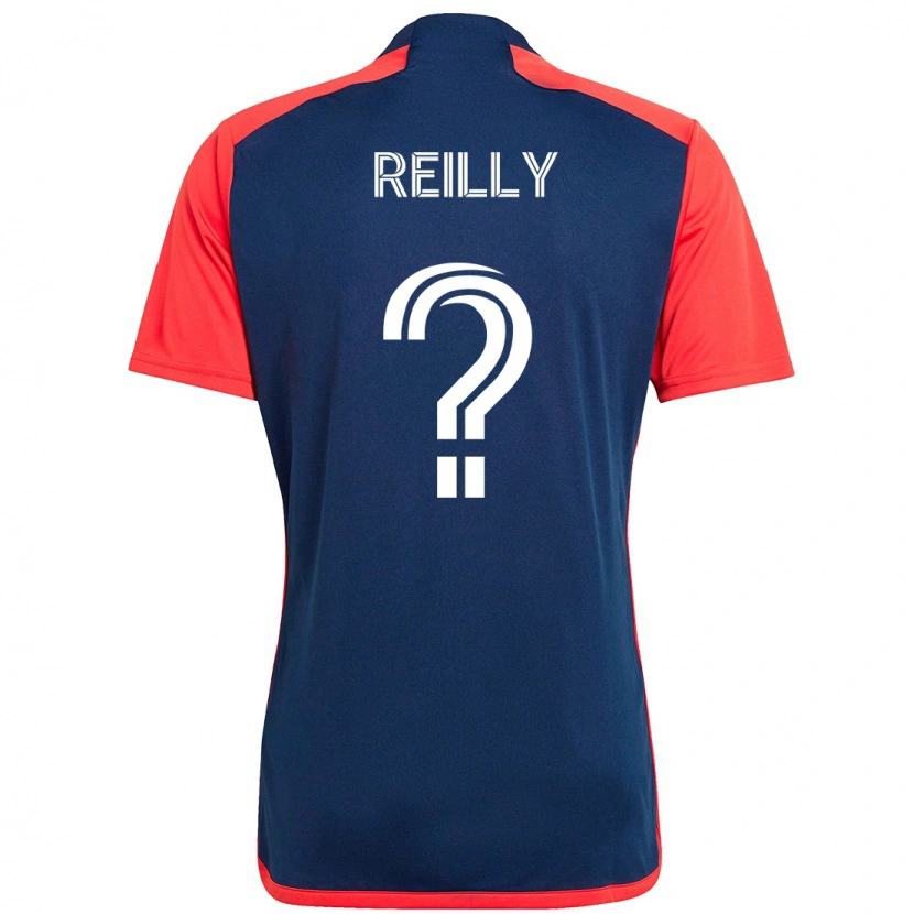 Danxen Bambino Maglia Aidan Reilly #0 Blu Rosso Kit Gara Home 2025/26 Maglietta