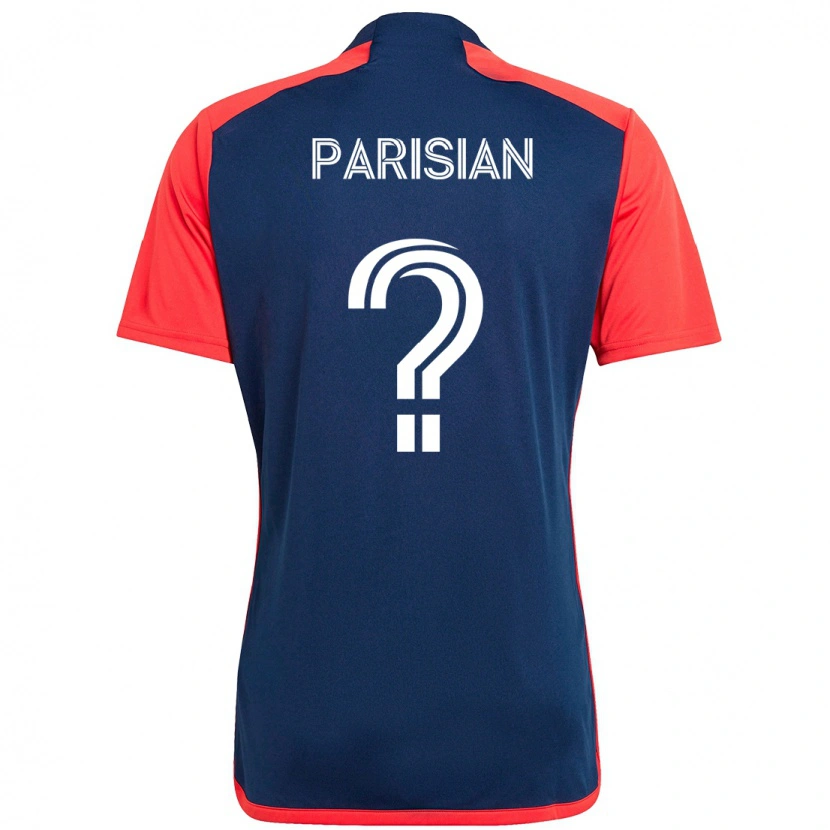 Danxen Bambino Maglia Donovan Parisian #0 Blu Rosso Kit Gara Home 2025/26 Maglietta