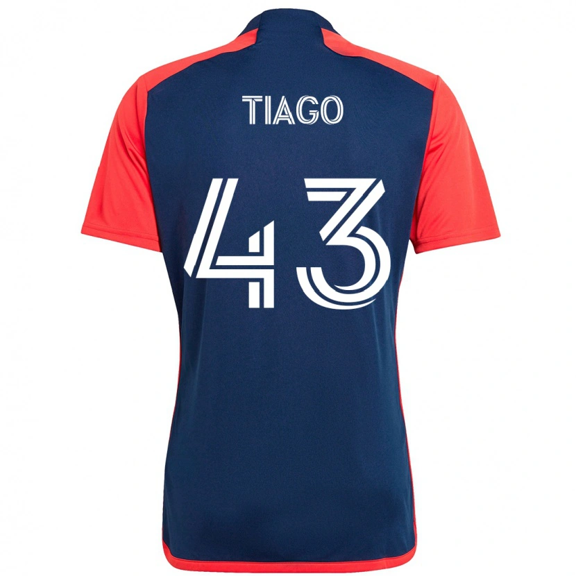 Danxen Bambino Maglia Santiago Suárez #43 Blu Rosso Kit Gara Home 2025/26 Maglietta