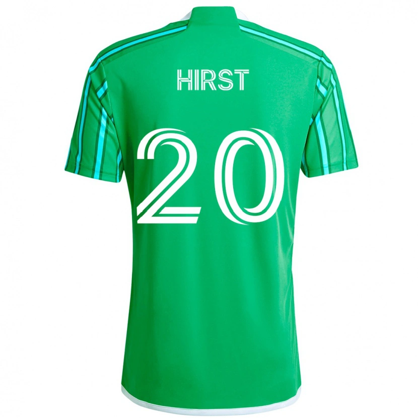 Danxen Bambino Maglia Sophie Hirst #20 Verde Bianco Kit Gara Home 2025/26 Maglietta