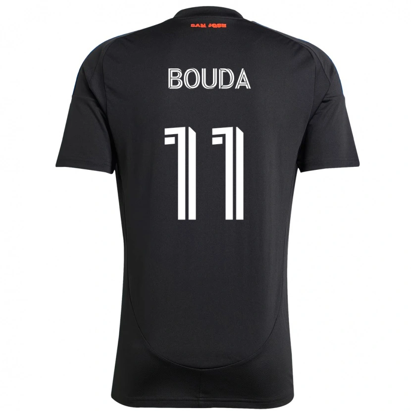 Danxen Bambino Maglia Ousseni Bouda #11 Nero Blu Scuro Kit Gara Home 2025/26 Maglietta