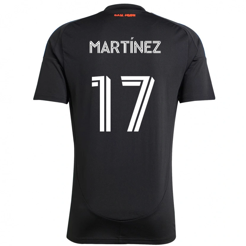 Danxen Bambino Maglia Josef Martínez #17 Nero Blu Scuro Kit Gara Home 2025/26 Maglietta
