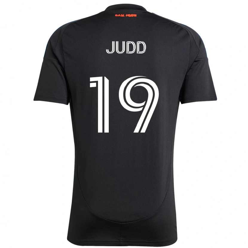Danxen Bambino Maglia Preston Judd #19 Nero Blu Scuro Kit Gara Home 2025/26 Maglietta