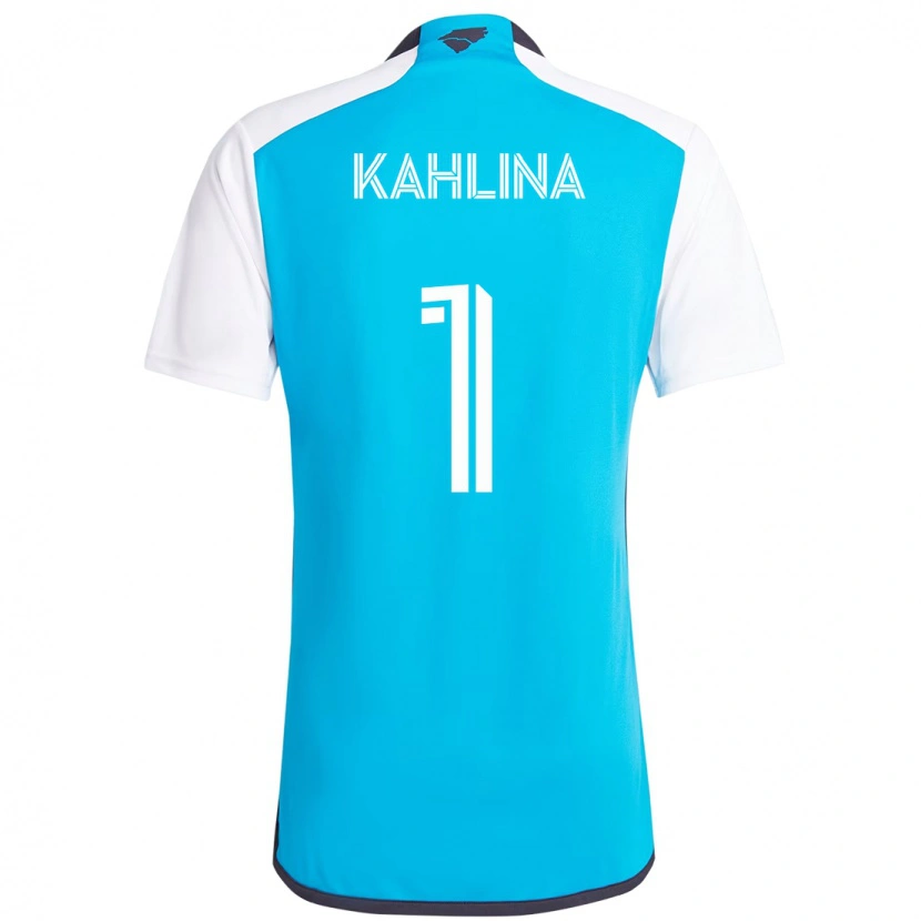 Danxen Bambino Maglia Kristijan Kahlina #1 Azzurro Cielo Bianco Kit Gara Home 2025/26 Maglietta
