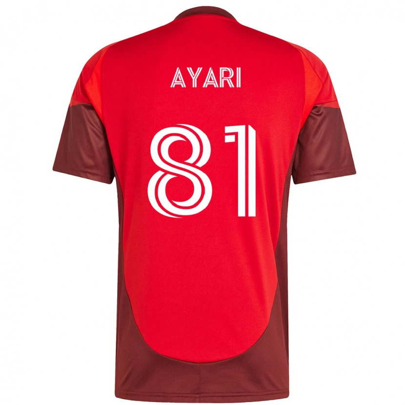 Danxen Bambino Maglia Hassan Ayari #81 Rosso Bianco Kit Gara Home 2025/26 Maglietta