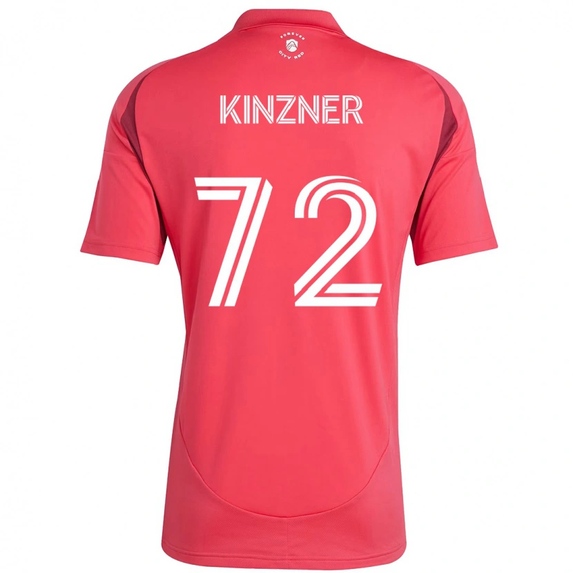 Danxen Bambino Maglia Eric Kinzner #72 Magenta Bianco Kit Gara Home 2025/26 Maglietta