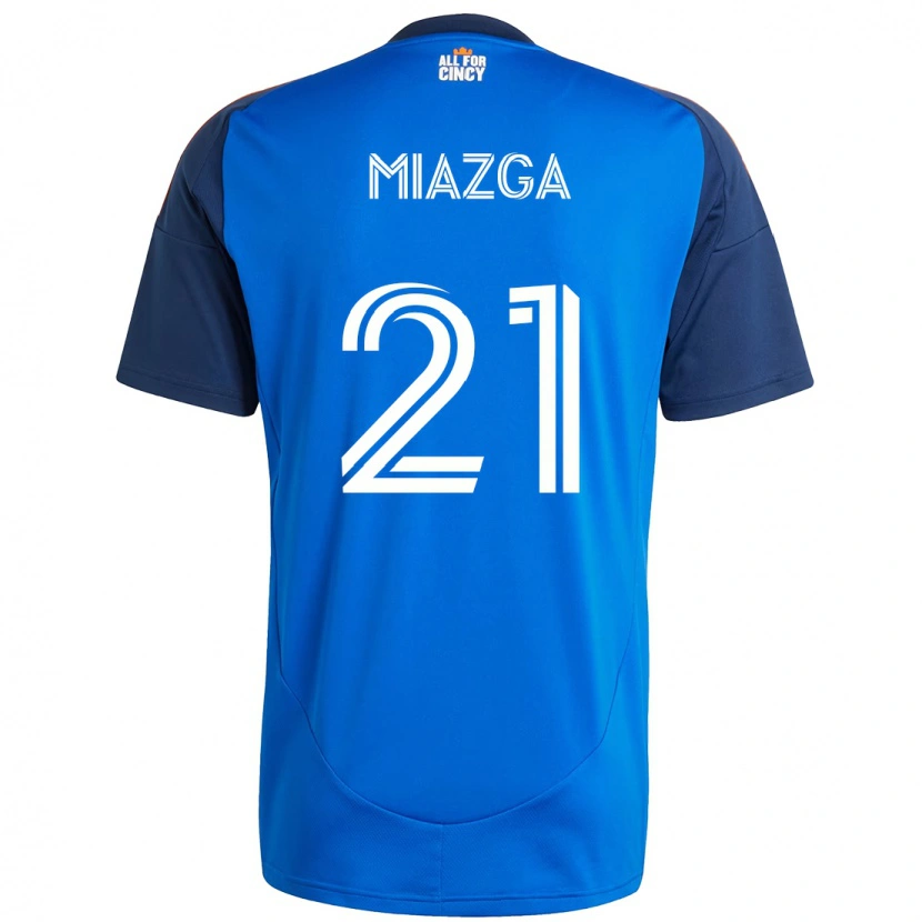Danxen Bambino Maglia Matt Miazga #21 Blu Scuro Arancione Kit Gara Home 2025/26 Maglietta