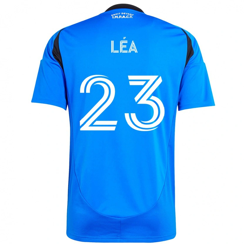 Danxen Bambino Maglia Jacques Léa #23 Blu Scuro Nero Kit Gara Home 2025/26 Maglietta