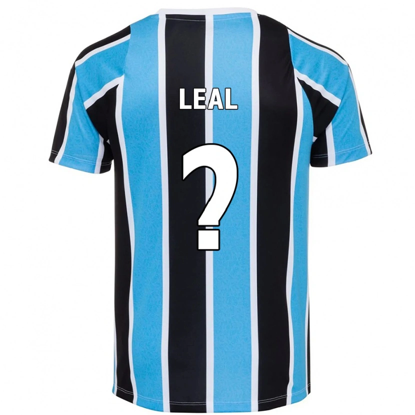 Danxen Bambino Maglia Guilherme Leal #0 Blu Nero Bianco Kit Gara Home 2025/26 Maglietta