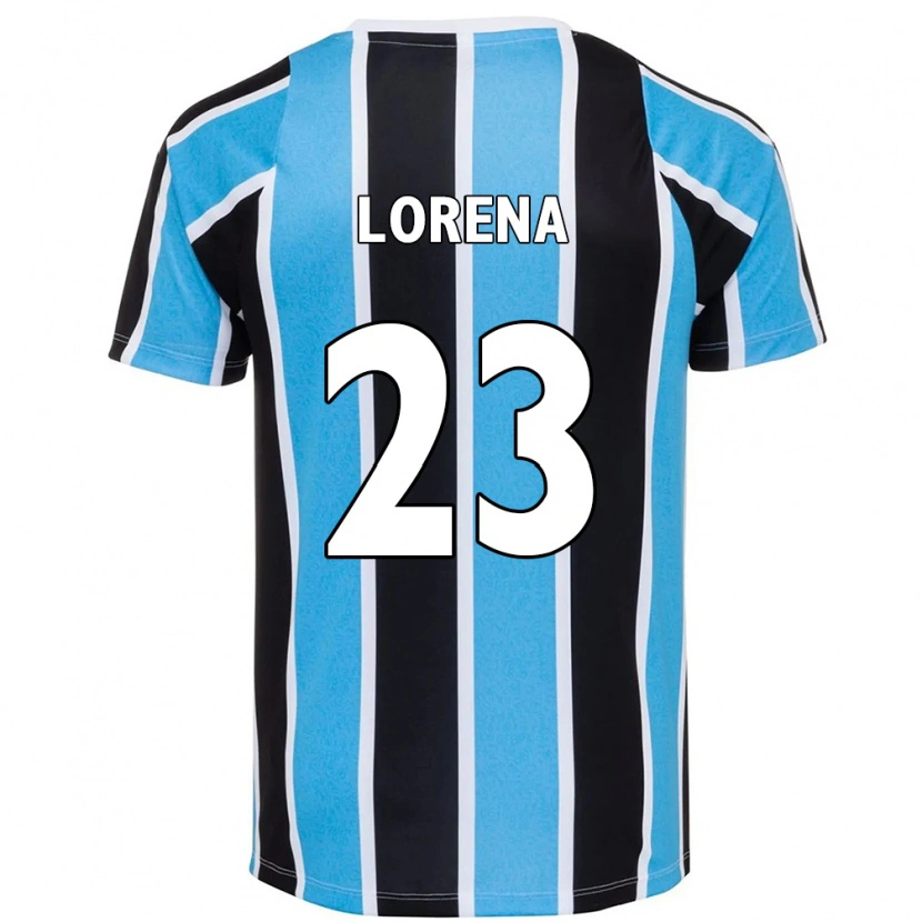 Danxen Bambino Maglia Lorena #23 Blu Nero Bianco Kit Gara Home 2025/26 Maglietta