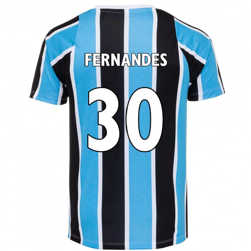 Danxen Bambino Maglia Raquel Fernandes #30 Blu Nero Bianco Kit Gara Home 2025/26 Maglietta