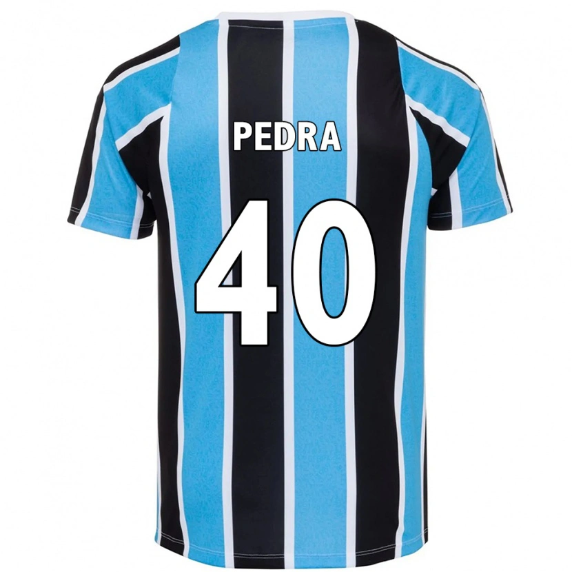 Danxen Bambino Maglia Duda Pedra #40 Blu Nero Bianco Kit Gara Home 2025/26 Maglietta