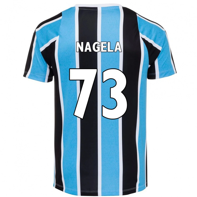 Danxen Bambino Maglia Nágela #73 Blu Nero Bianco Kit Gara Home 2025/26 Maglietta