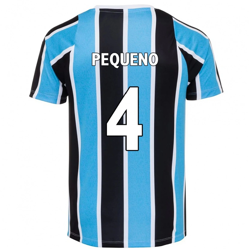 Danxen Bambino Maglia Paula Renata Marques Pequeno #4 Blu Nero Bianco Kit Gara Home 2025/26 Maglietta