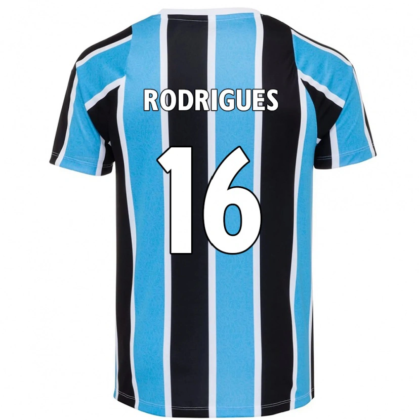 Danxen Bambino Maglia Fernanda Garay Rodrigues #16 Blu Nero Bianco Kit Gara Home 2025/26 Maglietta