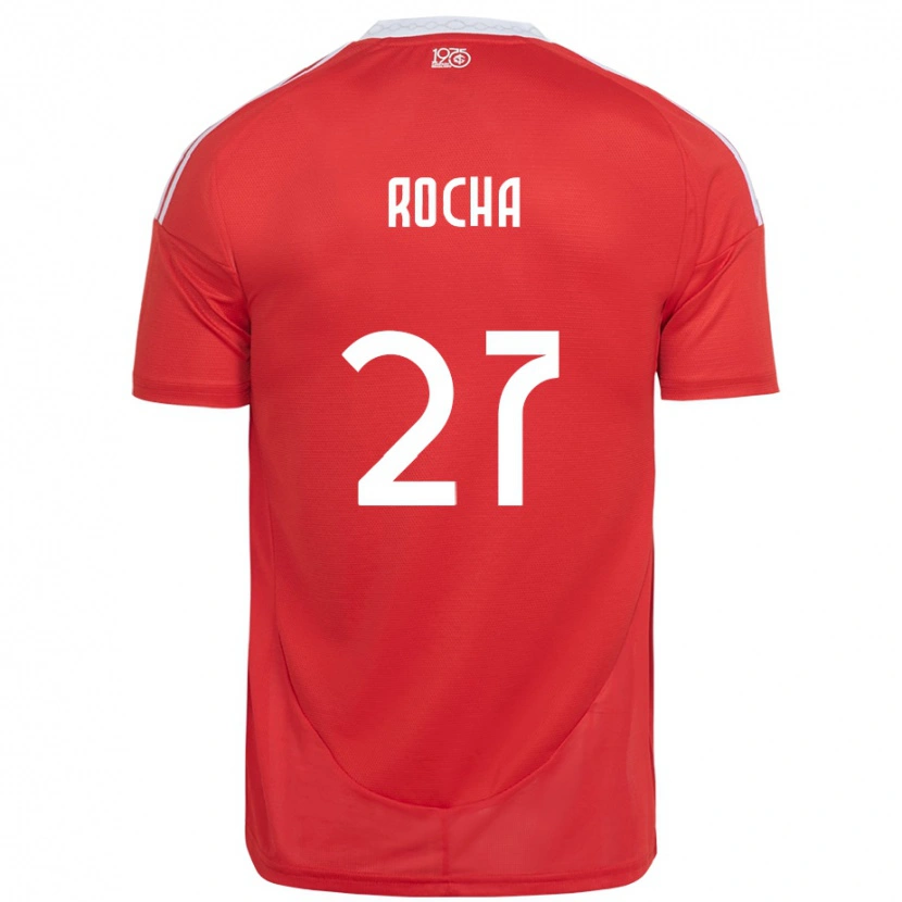 Danxen Bambino Maglia Kaique Rocha #27 Rosso Bianco Kit Gara Home 2025/26 Maglietta