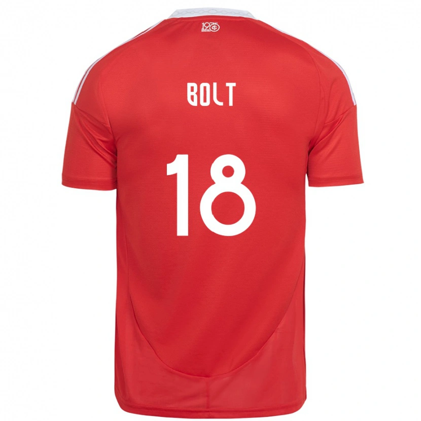 Danxen Bambino Maglia Tamara Bolt #18 Rosso Bianco Kit Gara Home 2025/26 Maglietta
